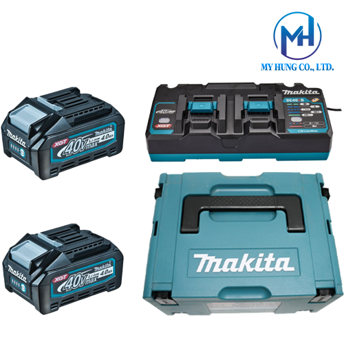 Bộ pin sạc Makita 191U00-8 (BL4040*2+DC40RB+MAKPAC3)