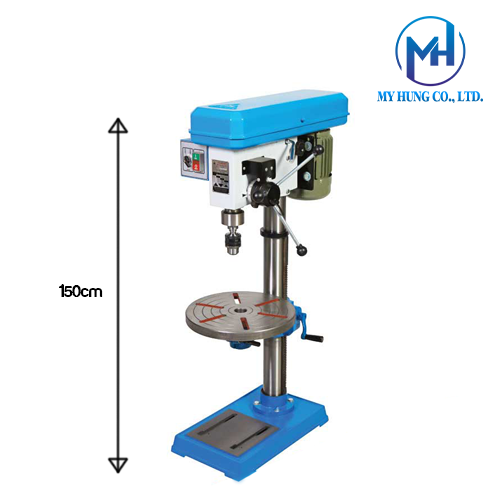 Máy khoan bàn taro 1m2 Hồng Ký HK-KC12T (1.5HP/380V) - 3 Buly