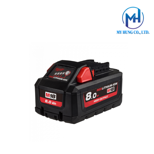 Pin 18V 8.0Ah Milwaukee (High Output) M18 HB8