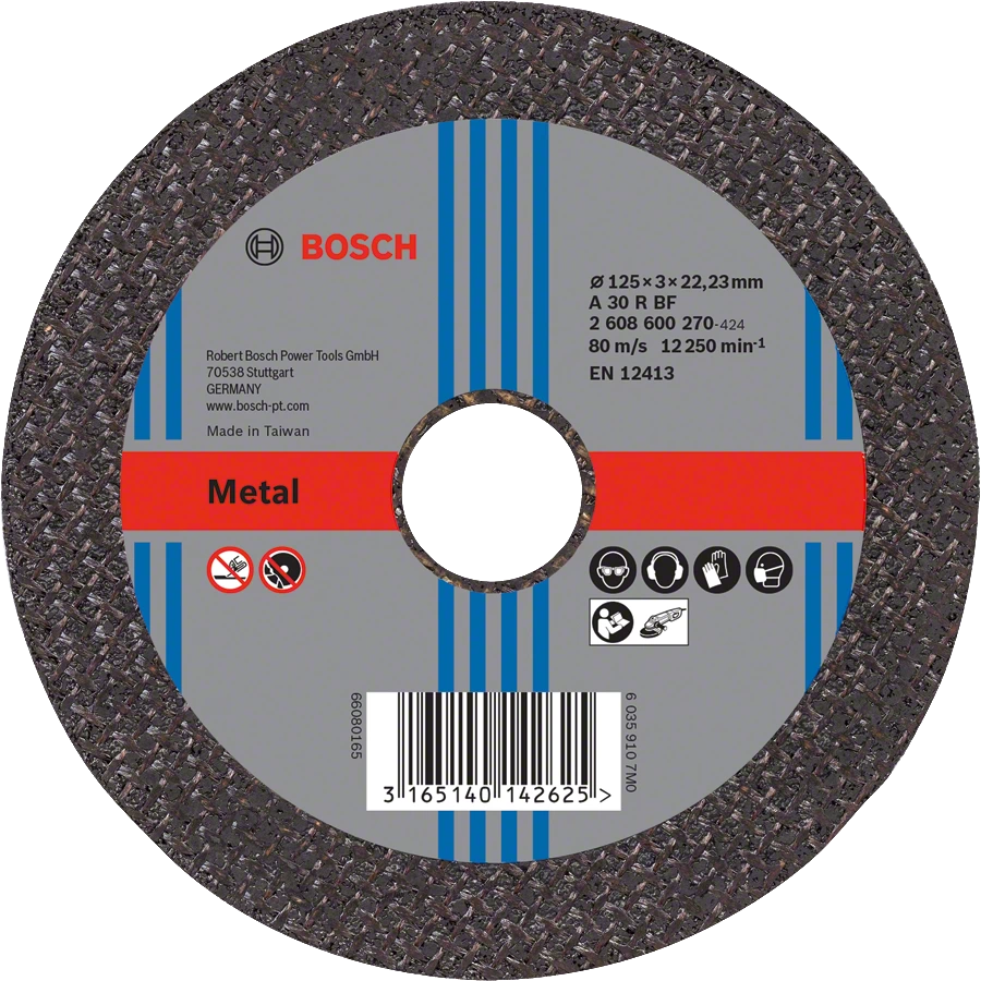 Đá cắt 180mm Bosch 180x3.3x22.2mm (sắt) 2608600272