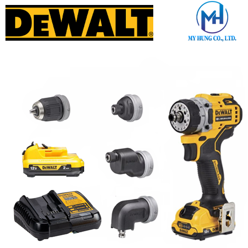 MÁY KHOAN ĐA NĂNG DÙNG PIN 12V DEWALT DCD703D2-B1