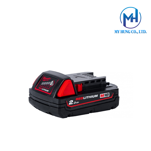Pin Milwaukee 18V 2.0Ah M18B2 chính hãng, giá tốt