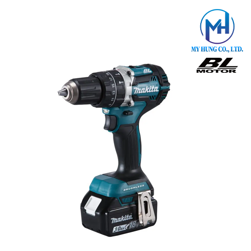 Máy khoan và vặn vít dùng pin 18v Makita DDF485SFE