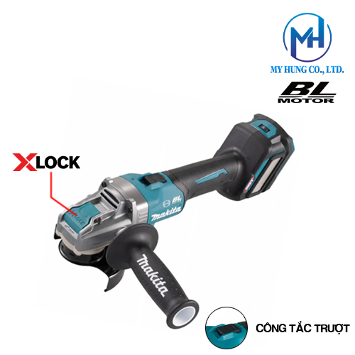 Máy mài góc dùng pin 40V Makita GA039GZ(100MM/Thân máy)