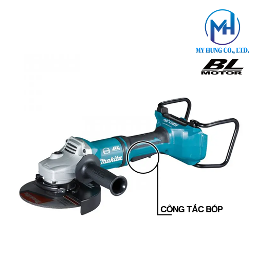 Máy mài góc dùng pin 18Vx2 Makita DGA700Z(180MM/Thân máy)