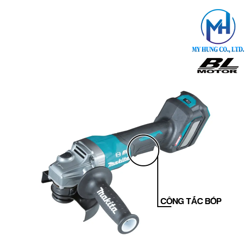 Máy mài góc dùng pin 40V Makita GA029GZ(125MM/Thân máy)