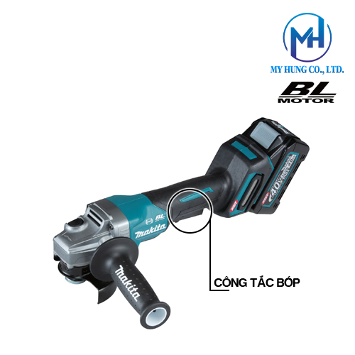 Máy mài góc dùng pin 40V Makita GA011GM201(100MM)
