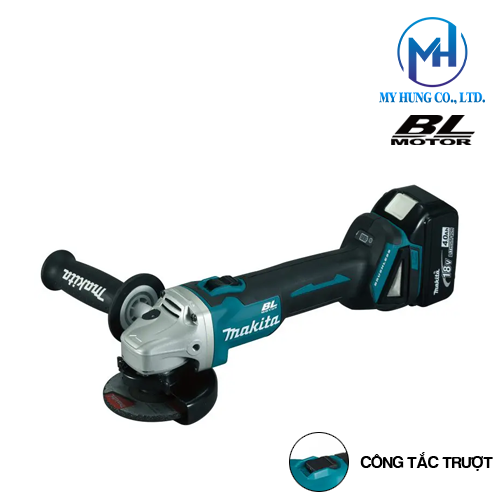 Máy mài góc dùng pin 18v Makita DGA404RME(100MM)