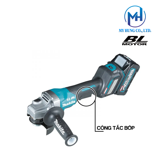 Máy mài góc dùng pin 40V Makita GA027GM201(100MM)