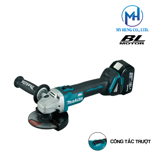 Máy mài góc dùng pin 18v Makita DGA506RTE(125MM)