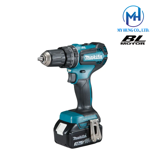 Máy khoan búa, vặn vít dùng pin 18v Makita DHP485SFE