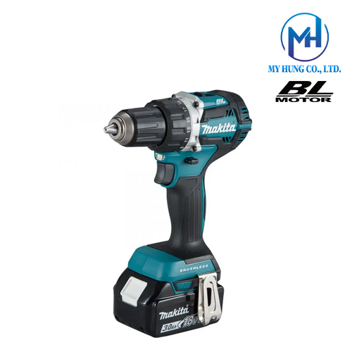 Máy khoan và vặn vít dùng pin 18V Makita DDF484RFE