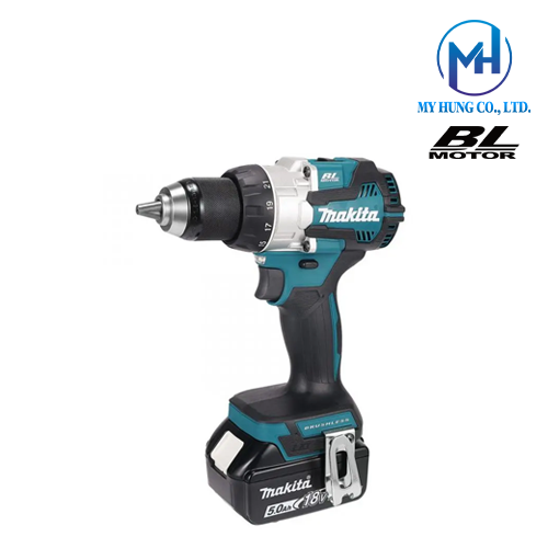 Máy khoan và vặn vít dùng pin 18V Makita DDF489RTJ