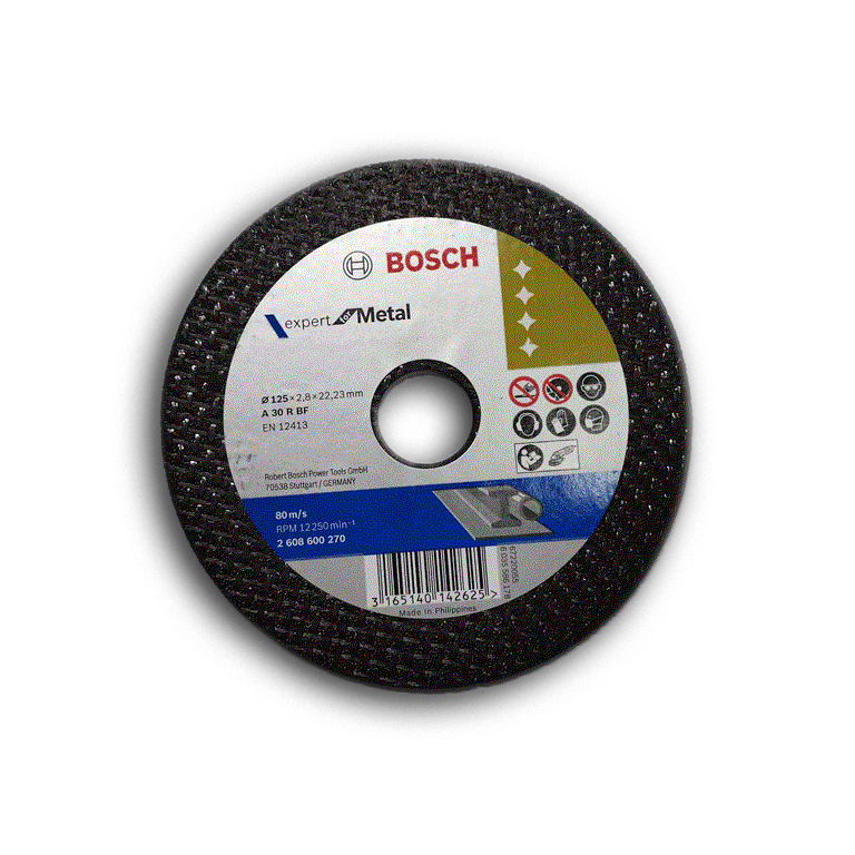 Đá cắt 105mm Bosch 105x1.2x16mm (sắt) 2608619343