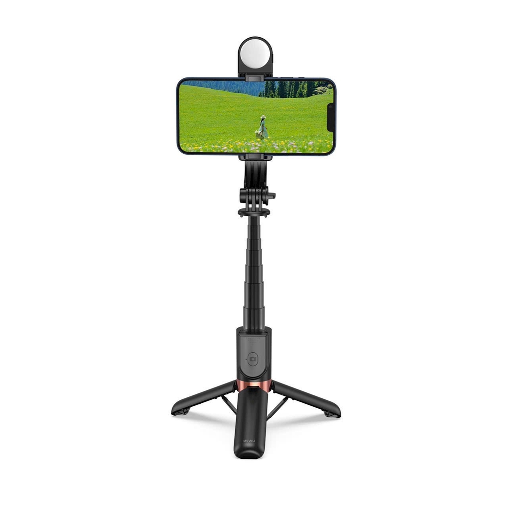 Gậy selfie Mini Wiwu Wi-SE011 có đèn chiếu sáng