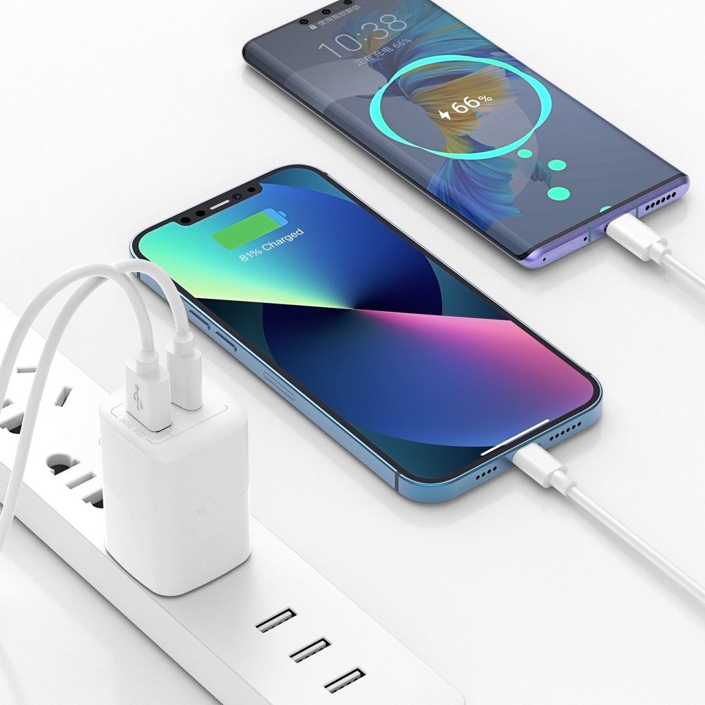 Củ sạc nhanh Wiwu Nano Gan PD + QC Fast Charger Wi-U012 65W