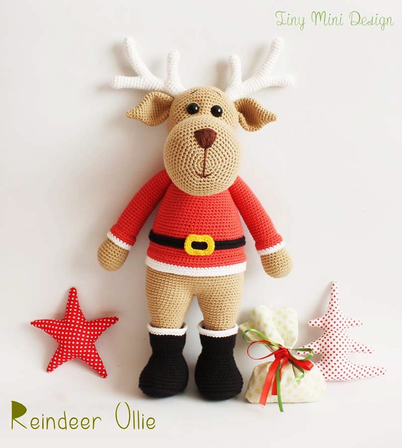 Ollie Christmas Reindeer Wool Set