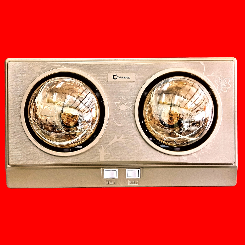 Bấm vào để xem thư viện ảnh Đèn Sưởi Nhà Tắm 2 Bóng CAMAC - CM02