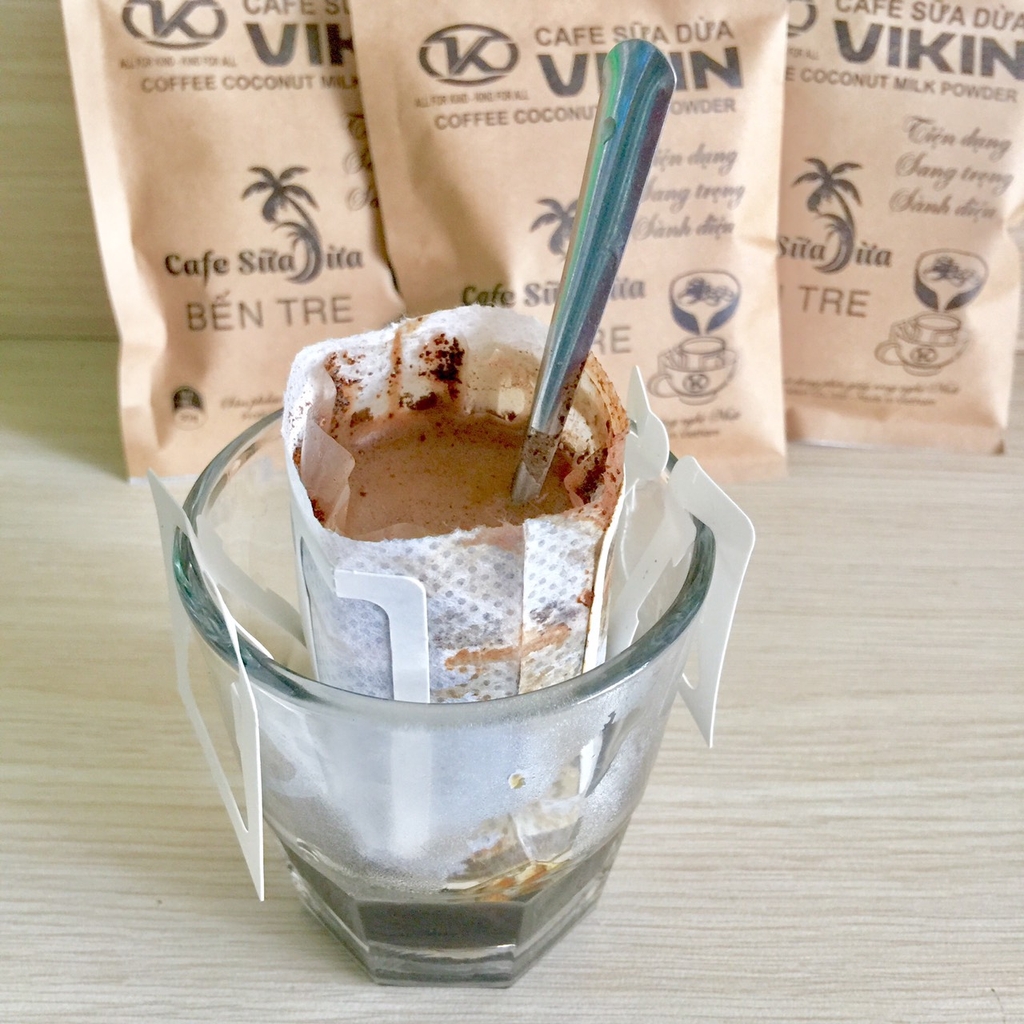 Cà phê sữa dừa phin giấy 6 gói