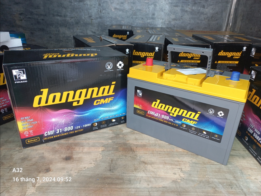 Ắc quy Ô to Pinaco CMF 31800 12V - 100Ah