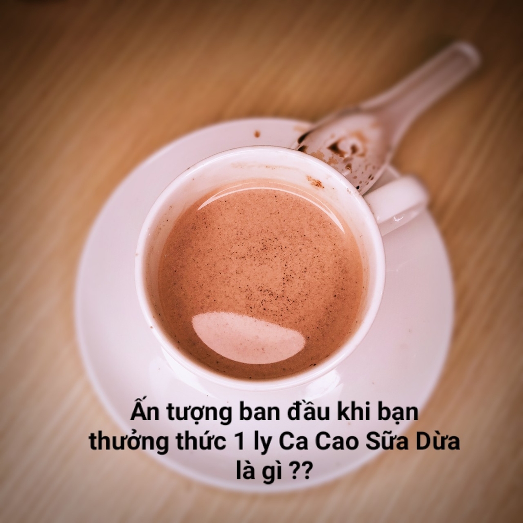 Ca cao sữa dừa hòa tan túi 1 kg