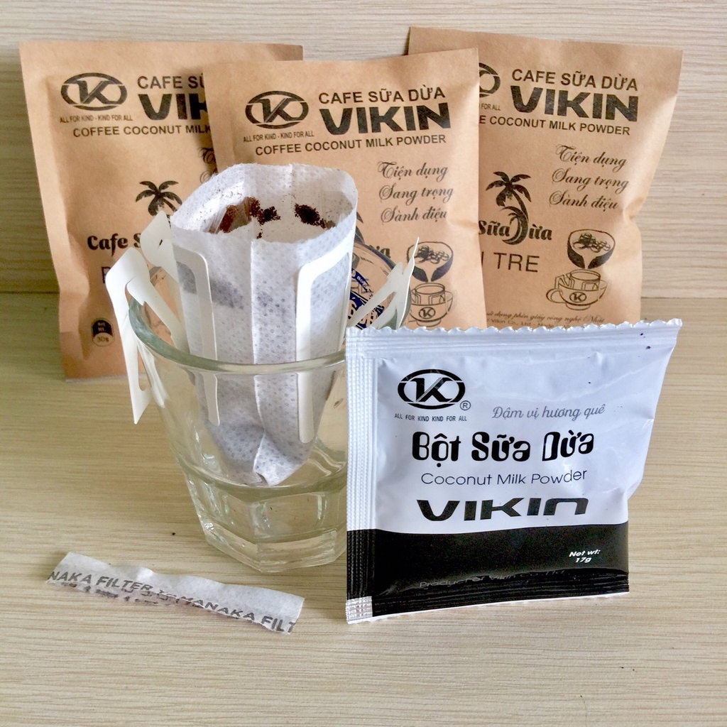 Cà phê sữa dừa phin giấy 6 gói