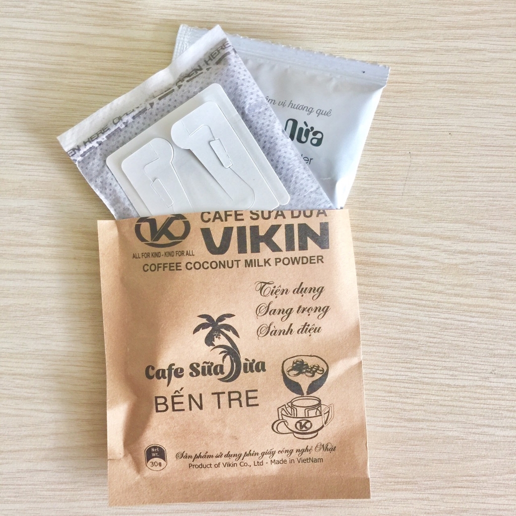 Cà phê sữa dừa phin giấy 6 gói