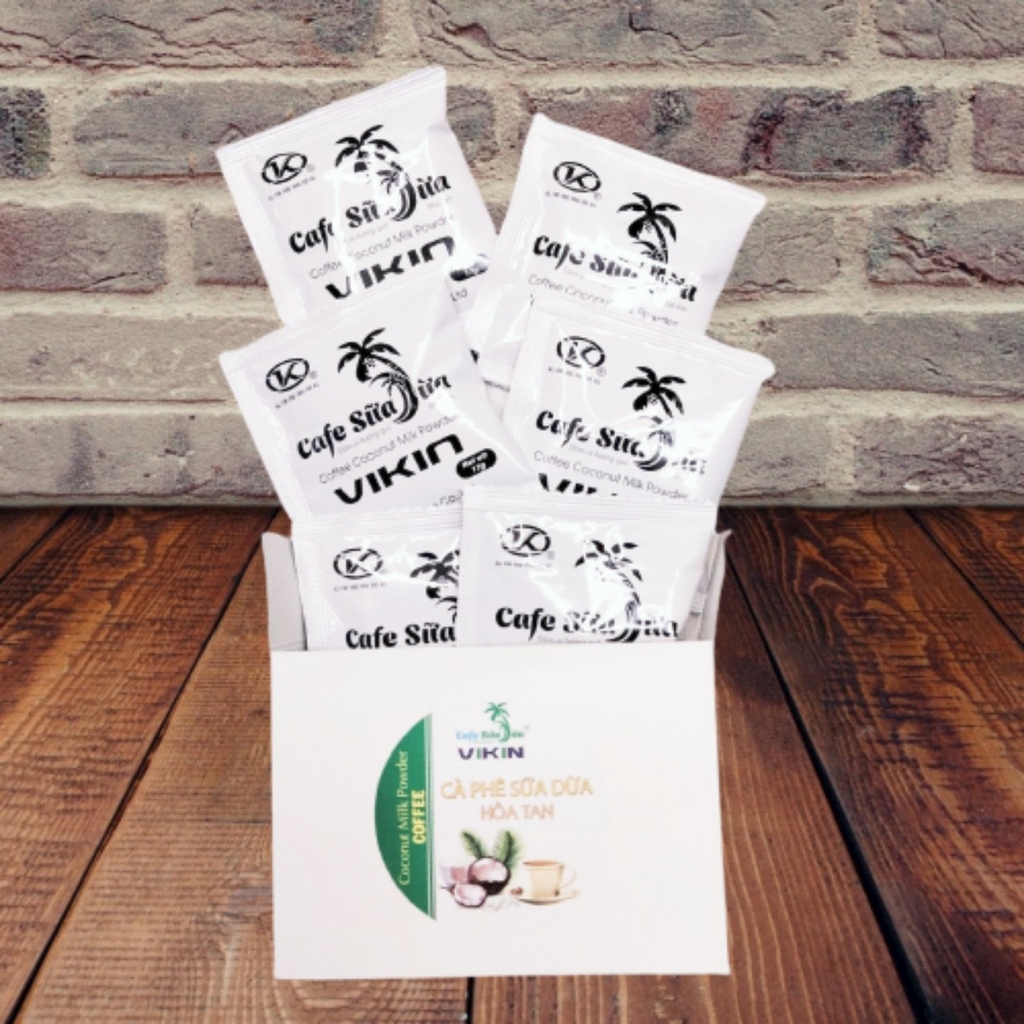 Cà phê sữa dừa hòa tan 6 gói