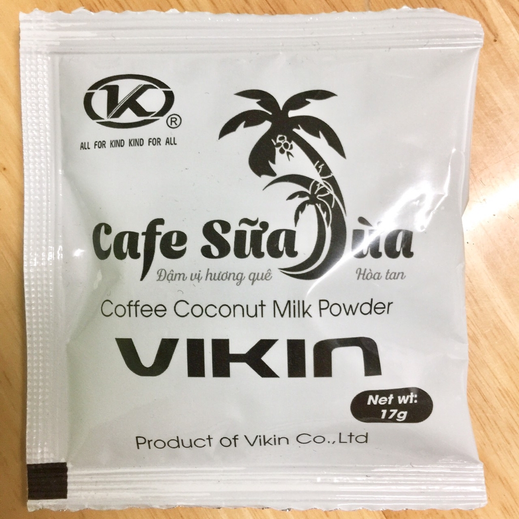 Cà phê sữa dừa hòa tan 6 gói