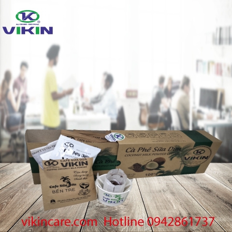 Cà phê sữa dừa phin giấy 6 gói