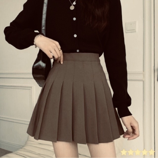 Chân váy xoè xếp ly tennis skirt  chân váy ngắn xếp li xòe tennis skirt màu  trắng màu đen màu nâu   HolCim  Kênh Xây Dựng Và Nội Thất