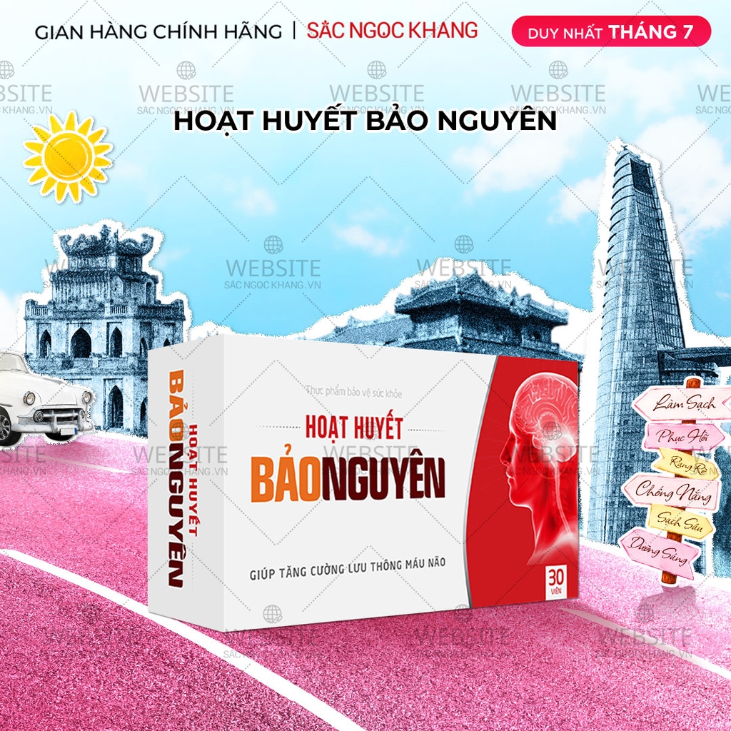 Viên Uống Hoạt Huyết Bảo Nguyên Hộp 30 viên