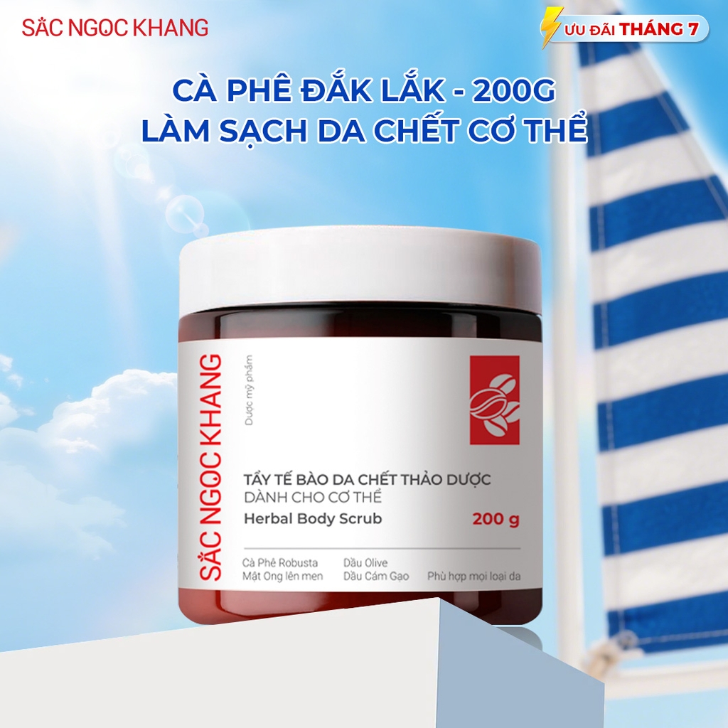 Tẩy Tế Bào Chết Thảo Dược Sắc Ngọc Khang Dành Cho Cơ Thể (Herbal Body Scrub) (hũ 200g)