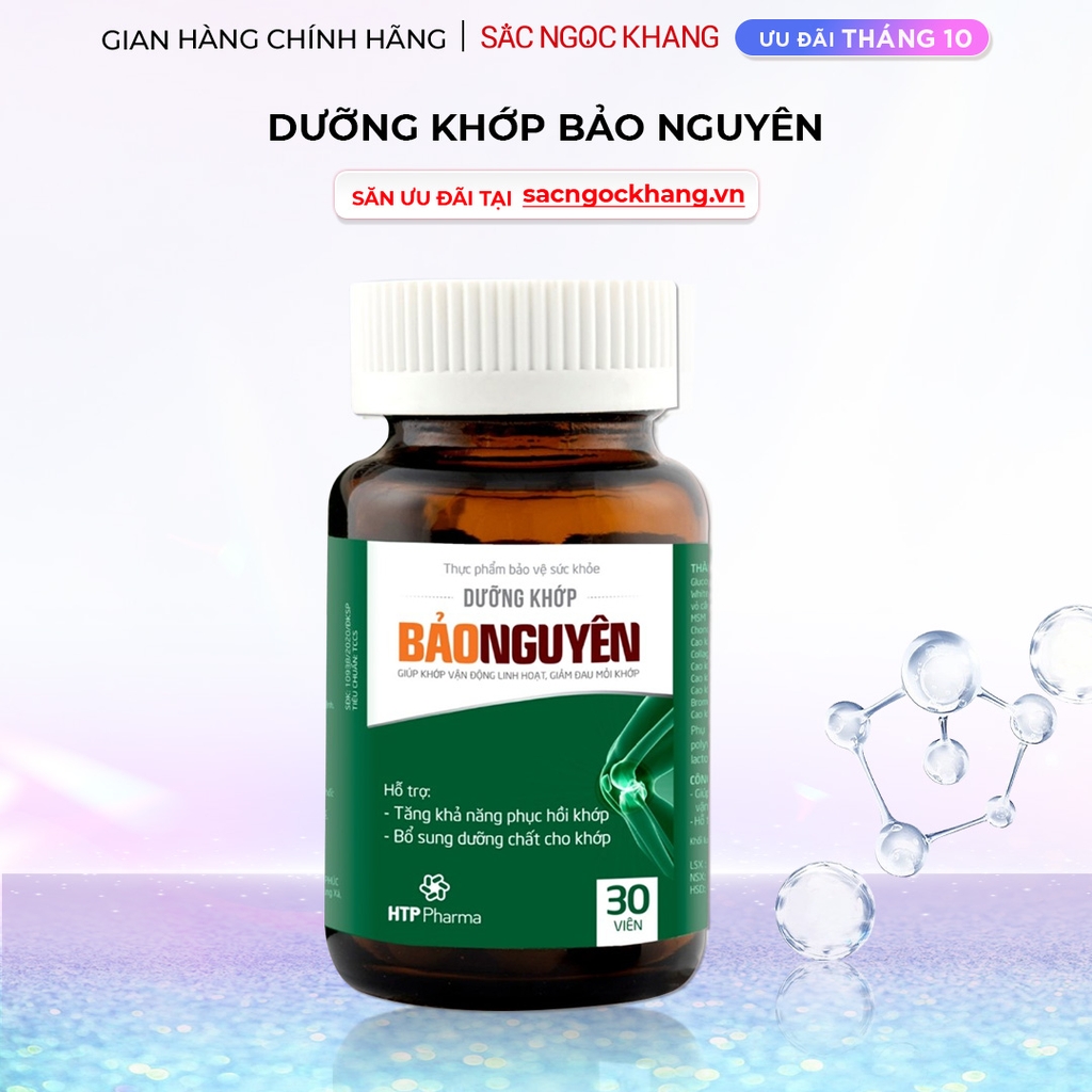 Viên Uống Dưỡng Khớp Bảo Nguyên Hộp 30 viên