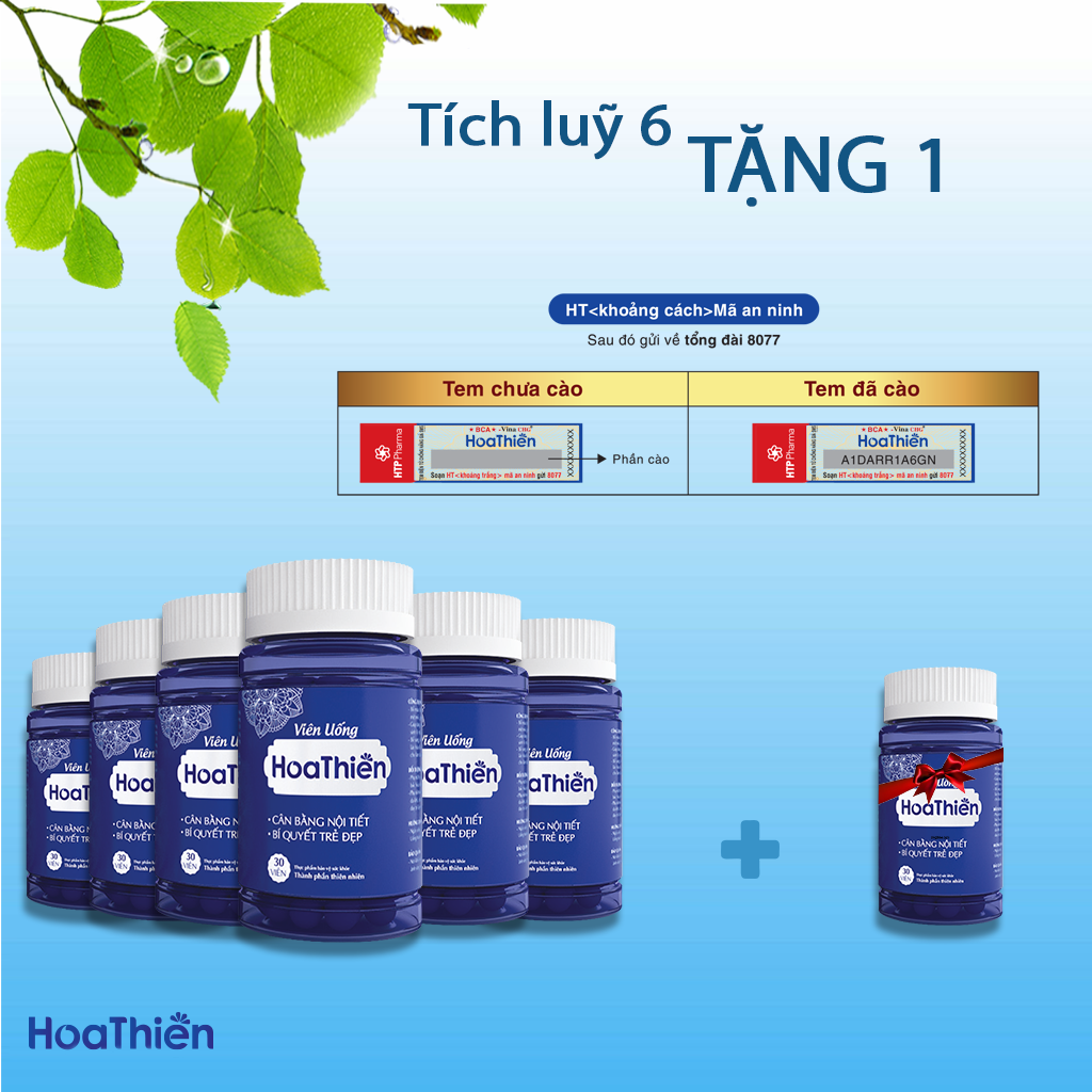 Viên Uống Cân Bằng Nội Tiết Hoa Thiên 30 viên