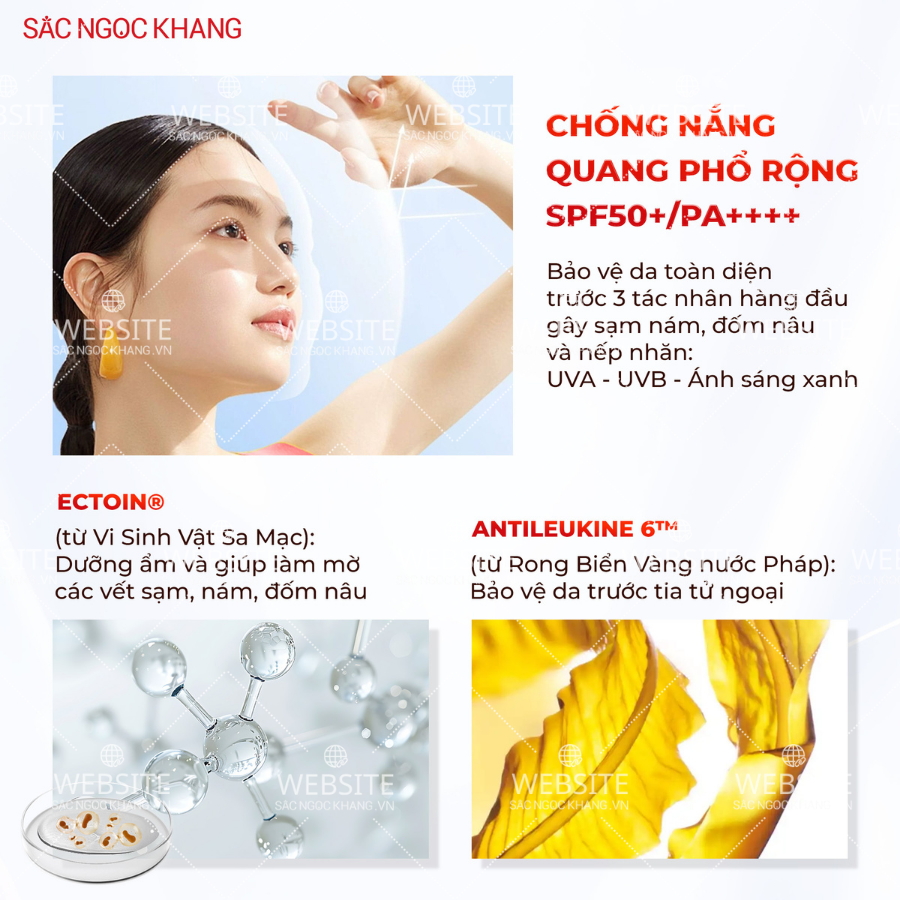 Kem Chống Nắng Sa Mạc Sắc Ngọc Khang 15g