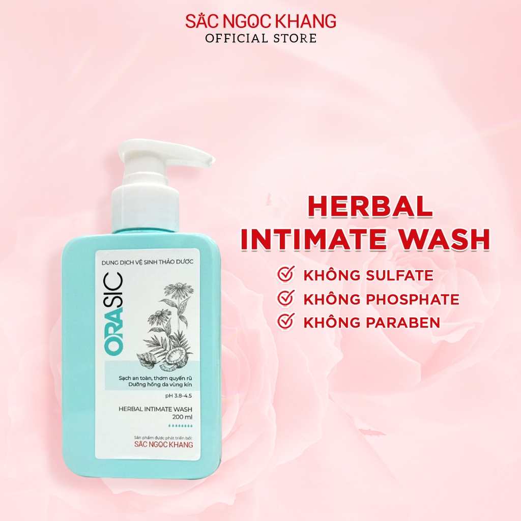 Dung Dịch Vệ Sinh Thảo Dược Orasic (Herbal Intimate Wash) 200ml
