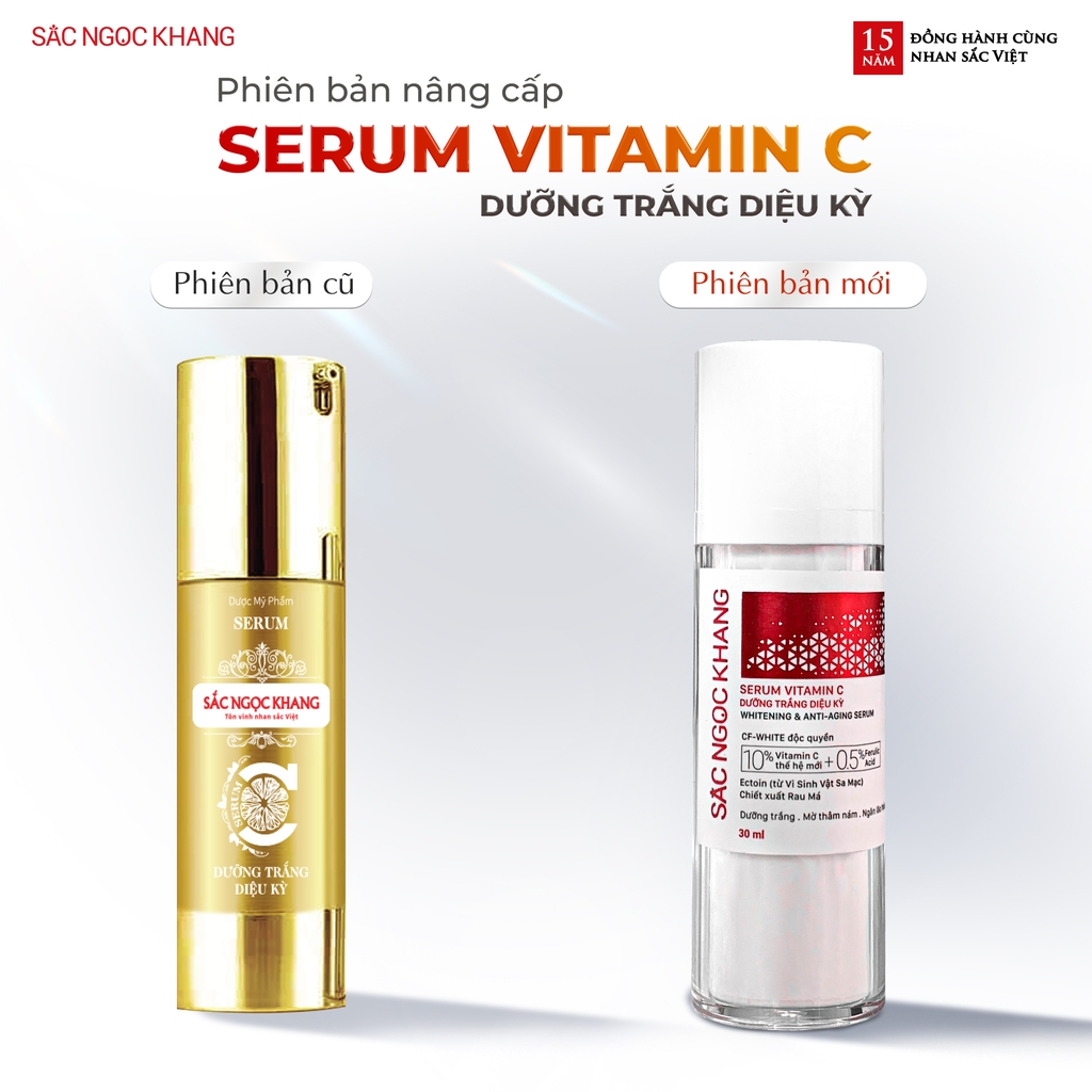 Serum Vitamin C 30ml (tặng Nước Tẩy Trang Thảo Dược 145ml)
