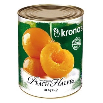 Kronos Peach Slices In Syrup 410gr