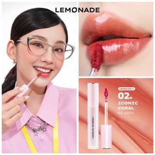 Son tint bóng không dính bền màu Lemonade Mirror Mirror Water Tint bóng mượt môi , bền màu 4g