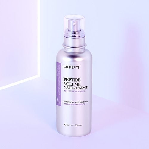 Tinh chất Dr Pepti sủi bọt serum Peptide tím Volume Master Essence trắng da, thu nhỏ lỗ chân lông 50ml 105ml dr.pepti