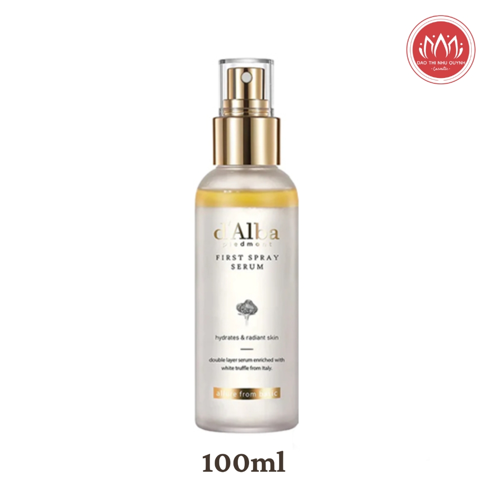Serum dưỡng dạng xịt d'Alba First Spray White Truffle tinh chất cấp ẩm cho da chính hãng 50ml-100ml