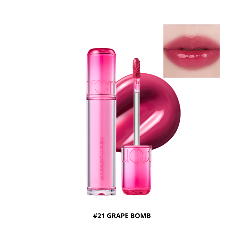 Son tint bóng Romand Juicy Lasting Tint căng mọng môi siêu lì lâu trôi Hàn Quốc chính hãng 5.5g