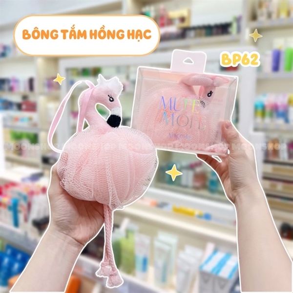 Bông tắm Vacosi hồng hạc BP62