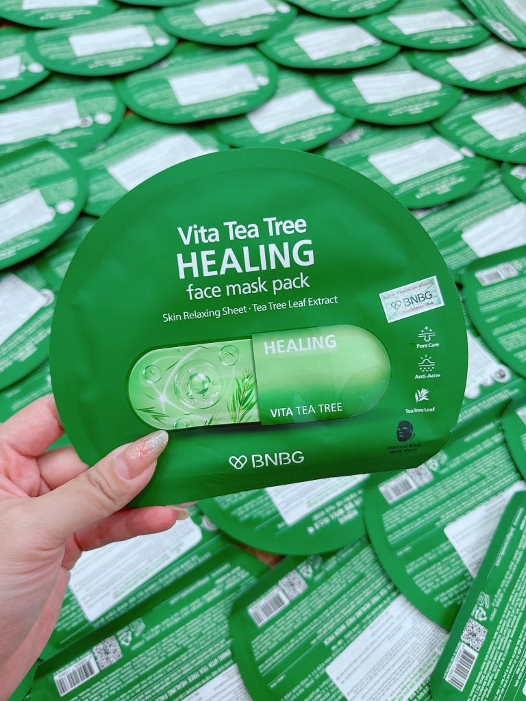 (Không vỏ) Mặt Nạ BNBG Tràm Trà Giúp Thải Độc Da, Giảm Mụn 30ml