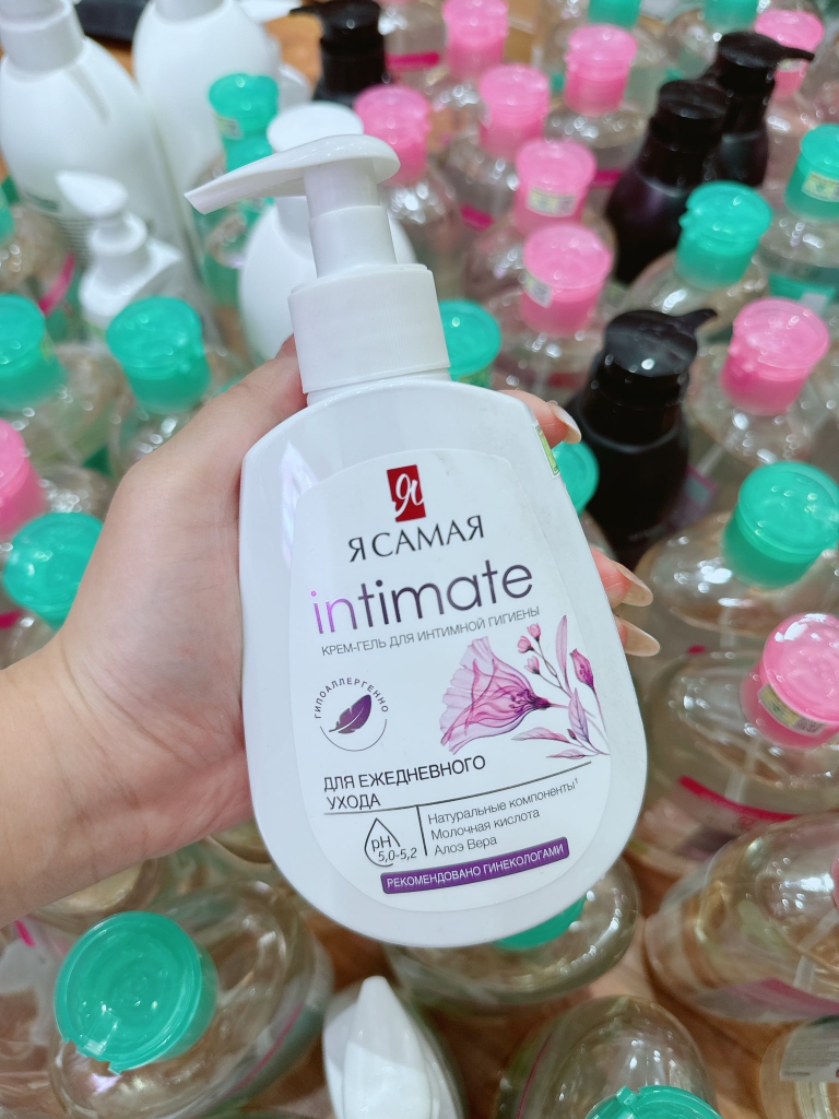 Dung dịch vệ sinh nữ giới Ya samaya Intimate của Nga 265ml - ddvs phụ nữ yasamaya mẫu mới chính hãng