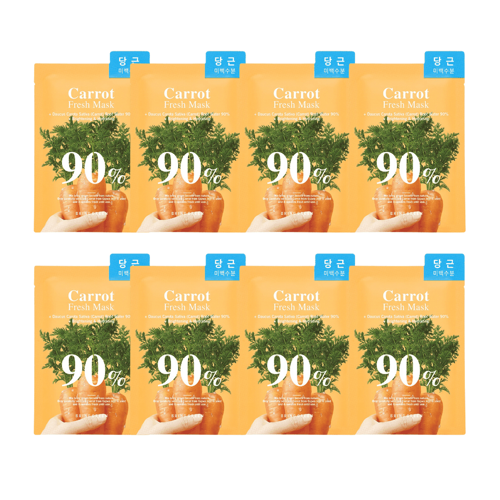 1 miếng Mặt nạ BRING GREEN Carrot 90% Fresh Mask