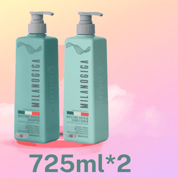 Combo dầu gội dầu xả hương nước hoa Milanogica Moisture Repair - phục hồi hư tổn, kích thích mọc tóc