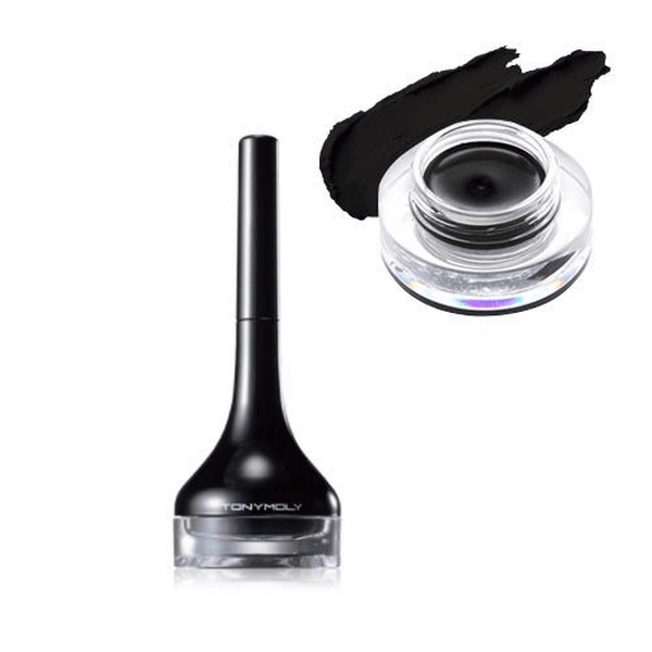 Kẻ mắt dạng gel Tony Moly Backstage Eyeliner Gel tonymoly 2 màu nâu/đen không lem trôi chính hãng 4g