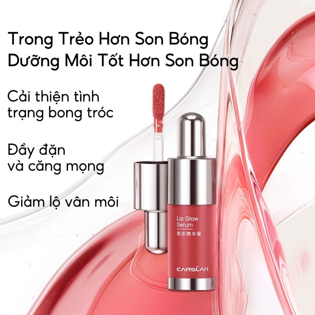 Son môi Carslan Lip Seru.m Crea.m - Lip Glow Seru.m đủ mã màu - son tint finish - căng bóng - mềm mịn